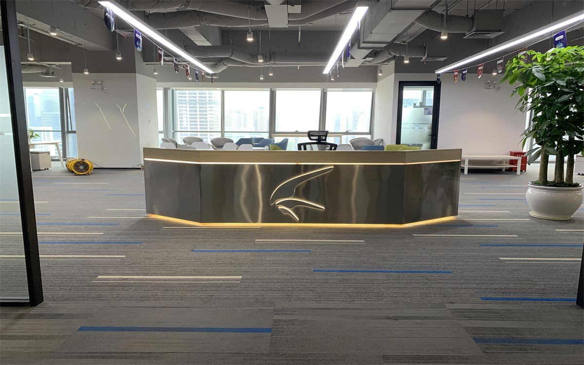 迅雷辦公前臺(tái)裝修 迅雷辦公前臺(tái)裝修